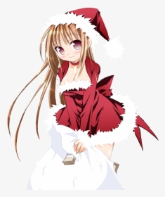 Christmas Anime Girl, HD Png Download, Transparent PNG