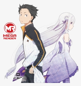 Render Re-zero Anime Subaru Natsuki, Hd Png Download, Transparent Png, Transparent PNG