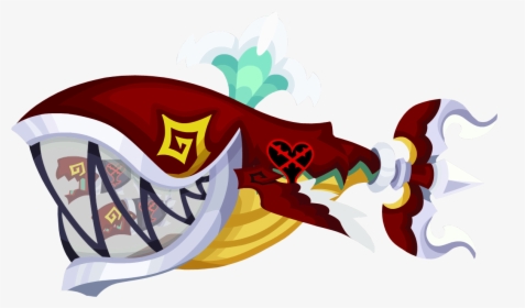 R Trident Anchor - Kingdom Hearts Trident Tail, HD Png Download, Transparent PNG