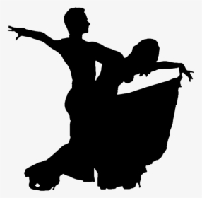 Unthinkable Ballroom Dancing Silhouette Dance Clip - Ballroom Dancers Silhouette, HD Png Download, Transparent PNG