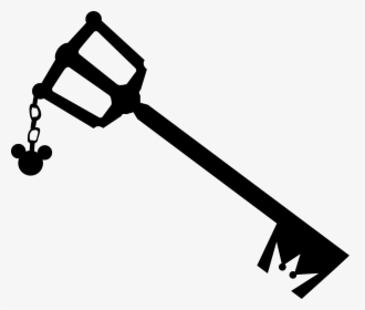 Kingdom Hearts Silhouette At Getdrawings - Kingdom Hearts Keyblade Png, Transparent Png, Transparent PNG