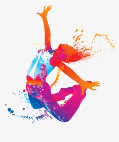 Dance, Ballet Dancer, Color, Art, Graphic Design Png - Colorful Dance Clip Art, Transparent Png, Transparent PNG
