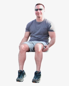 Sitting Man Png Image - People Sitting Front Png, Transparent Png, Transparent PNG