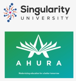 Ahura Ai Singularity University Partnership Logo - Graphic Design, HD Png Download, Transparent PNG