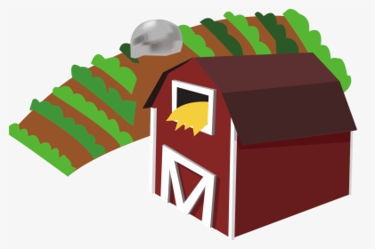 Red Barn Clipart - Farm Transparent Background, HD Png Download, Transparent PNG