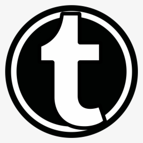 B&w Tumblr Icon - Logo B&w, HD Png Download, Transparent PNG
