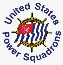 Usps Ship S Wheel With Words - Us Power Squadron Logo, HD Png Download, Transparent PNG