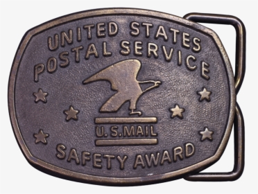 United States Postal Service Safety Award Belt Buckle - Emblem, HD Png Download, Transparent PNG