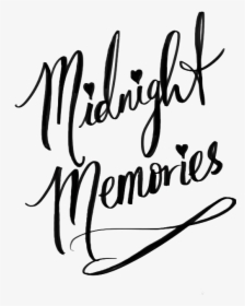 One Direction, Midnight Memories, And 1d Image - One Direction Song Lyrics Calligraphy, HD Png Download, Transparent PNG