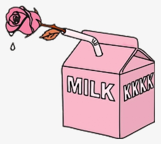 Milk Tumblr Png Cute Hd Edit Iconic I Love Milk 🌝, Transparent Png, Transparent PNG