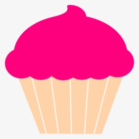 Cupcake Frosting & Icing Red Velvet Cake Muffin Clip - Cupcake Silhouette Vector Png, Transparent Png, Transparent PNG