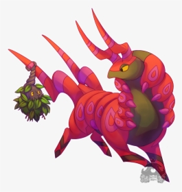 - - Comm 1/3 - - Scolipede And Burmy - Illustration, HD Png Download, Transparent PNG