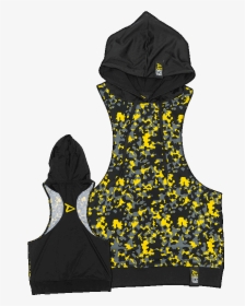 Hooded Stringer With Camo Pattern By Dedicated Nutrition - Dedicated Hooded Stringer Camo, HD Png Download, Transparent PNG