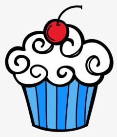 Birthday Cliparts Cupcake - Food Easy Cute Drawing, HD Png Download, Transparent PNG
