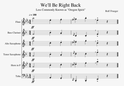 We Didn T Start The Fire Flute Sheet Music, HD Png Download, Transparent PNG