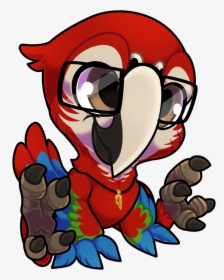 Cute Chibi Joel The Green Winged Macaw - Cartoon, HD Png Download, Transparent PNG