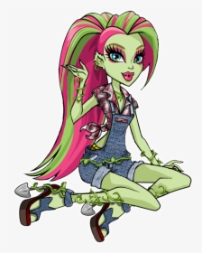Transparent Cartoon Farmer Clipart - Monster High Venus All Dolls, HD Png Download, Transparent PNG
