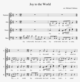 Transparent Joy To The World Png - Sheet Music, Png Download, Transparent PNG
