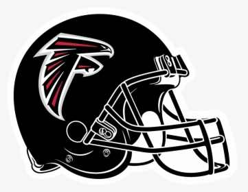 Atlanta Falcons Black Helmet Sticker - Falcon Football, HD Png Download, Transparent PNG