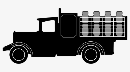 Transparent Truck Icon Png - Milk Truck Icon, Png Download, Transparent PNG