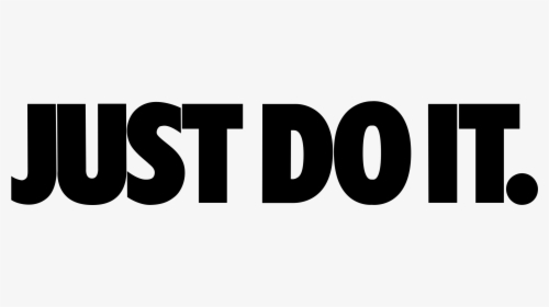 White Nike Swoosh Png - Just Do It Nike, Transparent Png, Transparent PNG