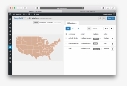 Wordpress Create Interactive Map, HD Png Download, Transparent PNG