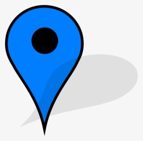 Transparent Marker Circle Png - Blue Marker Google Maps, Png Download, Transparent PNG