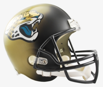 Jacksonville Jaguars Vsr4 Replica Helmet - Jaguars Football Helmet, HD Png Download, Transparent PNG