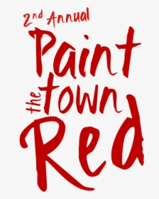 2nd Annual Paint The Town Red 2017 Logo - Acampamento Farroupilha, HD Png Download, Transparent PNG