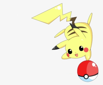 Pikachu Kawai, Pikachu Pokeball, Pokemon Funny, Pokemon - Pikachu With A Pokeball Transparent, HD Png Download, Transparent PNG