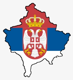 Kosovo With Flag Of Serbia - Kosovo Is Serbia, HD Png Download, Transparent PNG