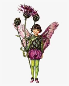 1 Images - Vintage Flower Fairy Png, Transparent Png, Transparent PNG
