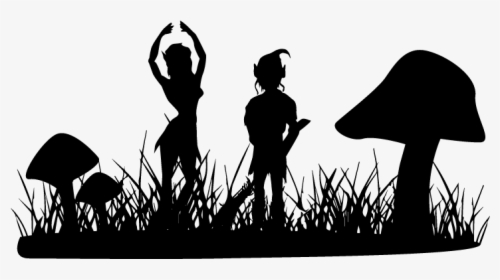 Fairy Nature Main - Silhouette, HD Png Download, Transparent PNG