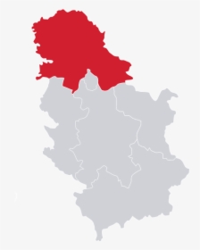 Image Map North - Serbia Regions, HD Png Download, Transparent PNG