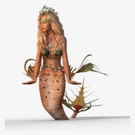 Mermaid, Water Creature, Creature, Nature, Female - Mermaid Pixabay, HD Png Download, Transparent PNG