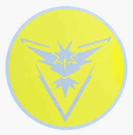 Pokemon Go Team Instinct Yellow Background - Circle, HD Png Download, Transparent PNG