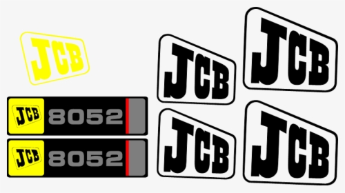 Jcb 8052 Decal Set, HD Png Download, Transparent PNG