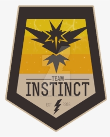 Team Instinct Logo Png - Pokemon Go Team Badges, Transparent Png, Transparent PNG