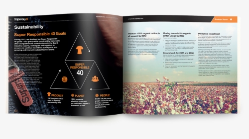 Superdry Annual Report 2018 Sustainability - Brochure, HD Png Download, Transparent PNG