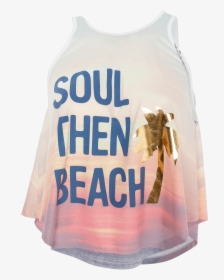 Soulcycle Soul Then Beach Hana Tank, HD Png Download, Transparent PNG