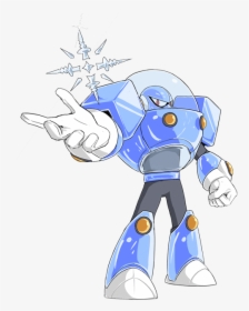 Glass Man Art By Phusion - Mega Man Glass Man, HD Png Download, Transparent PNG