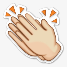 Clapping Hand Applause Clip Art - Emoji Aplausos Png, Transparent Png, Transparent PNG
