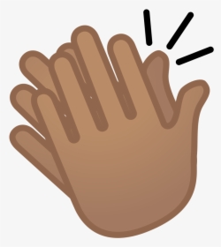 Clapping Hands Medium Skin Tone Icon - Clapping Emoji Transparent Background, HD Png Download, Transparent PNG
