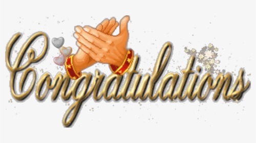 Sticker Congrats Congratulations Clap Flowers - Gif Congratulation, HD Png Download, Transparent PNG