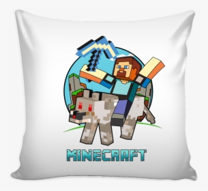 Minecraft Pillow Cover Minecraft Dog Riding - Targaryen Fire Blood Logo, HD Png Download, Transparent PNG