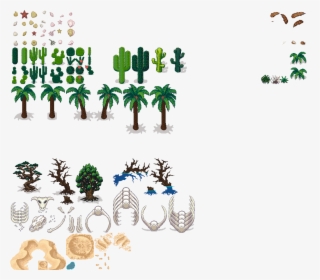 Preview - Desert Trees Sprites, HD Png Download, Transparent PNG