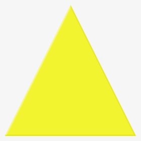 Yellow Triangle Image Transparent Png - Yellow Triangle Transparent Background, Png Download, Transparent PNG