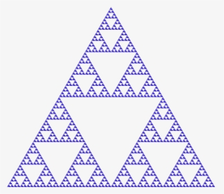 Sierpinski Triangle Colored Clip Arts - Triangle De Sierpinski, HD Png Download, Transparent PNG