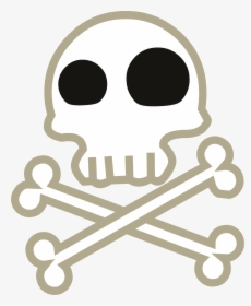 Mlp Skull Cutie Mark , Png Download - Death Skull And Bones, Transparent Png, Transparent PNG