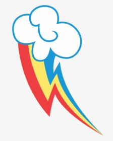 Rainbow Dash S Cutie Mark - Rainbow Dash Cutie Mark, HD Png Download, Transparent PNG